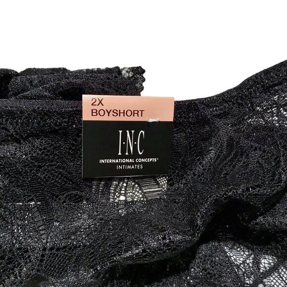 Inc International Concepts NWT Black Boyshort Panty Women Various - Picture 6 of 7